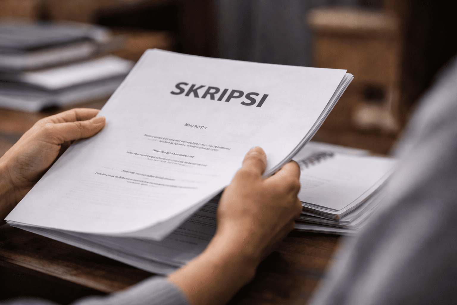 Judul skripsi tidak sesuai isi